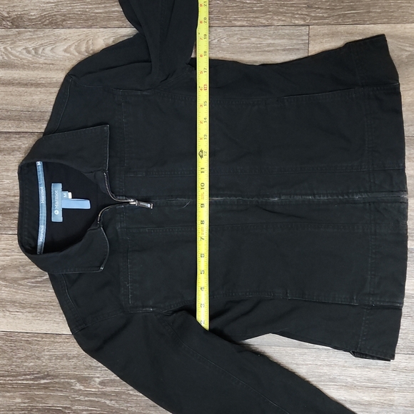 Marmot Black Denim Zip Up Jacket Size Medium - Picture 4 of 8